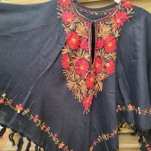 BEUTIFUL EMBROIDRED PONCHO